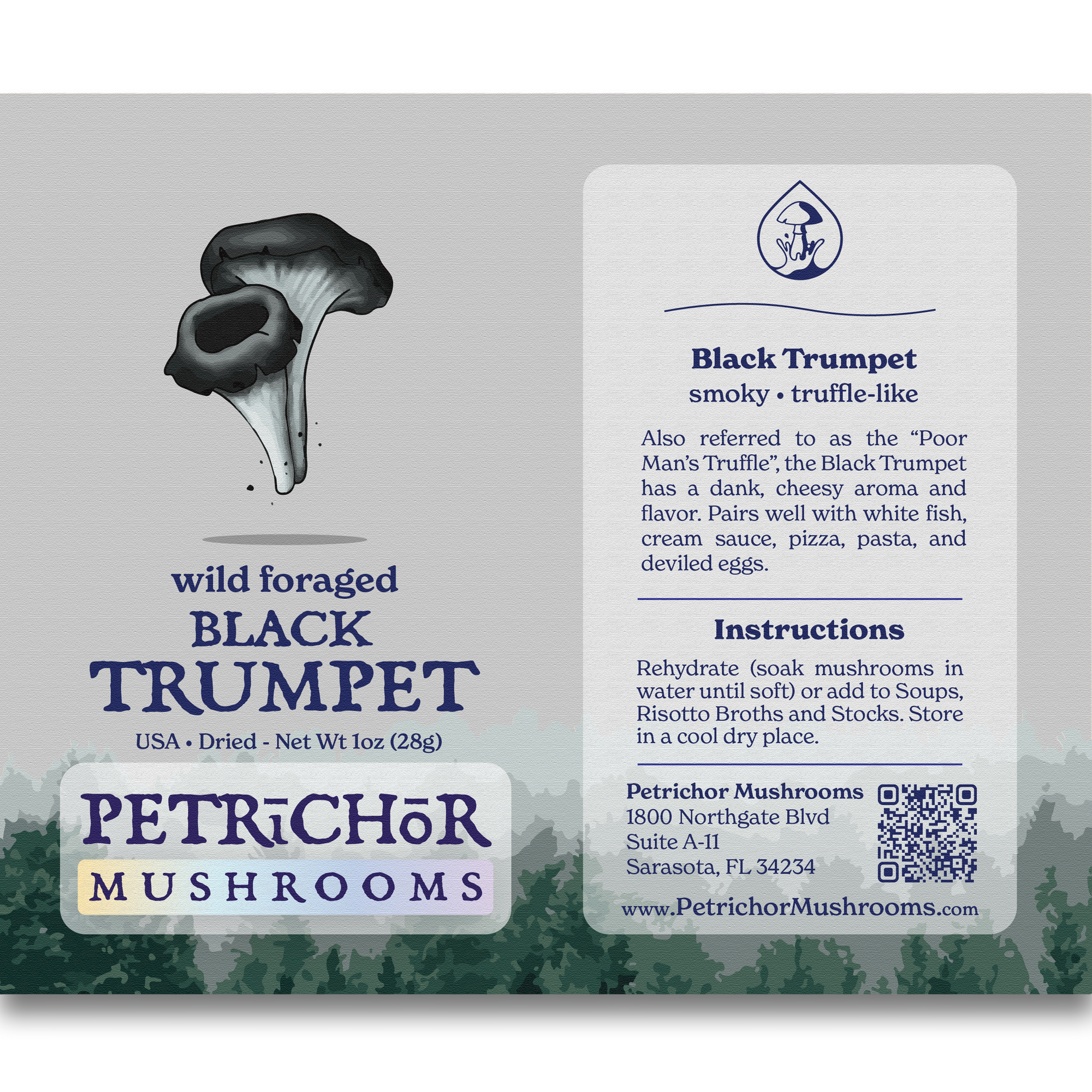 Wild Foraged Black Trumpet