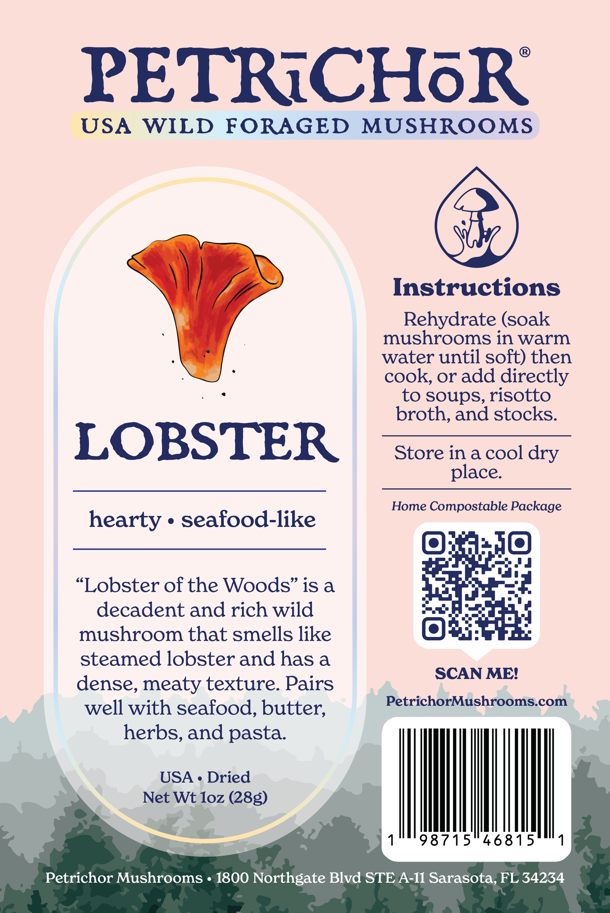 Wild Foraged Lobster Mushrooms