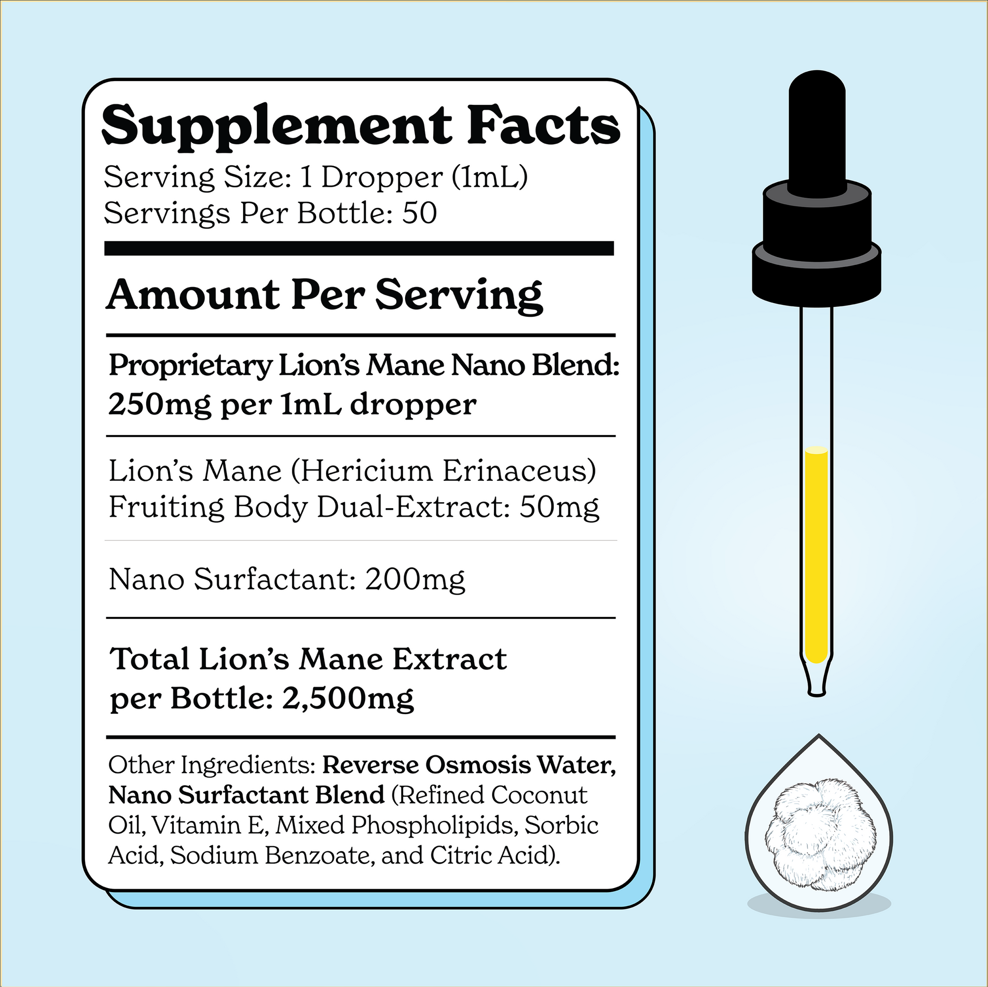 Lion's Mane Liquid Nano-Extract