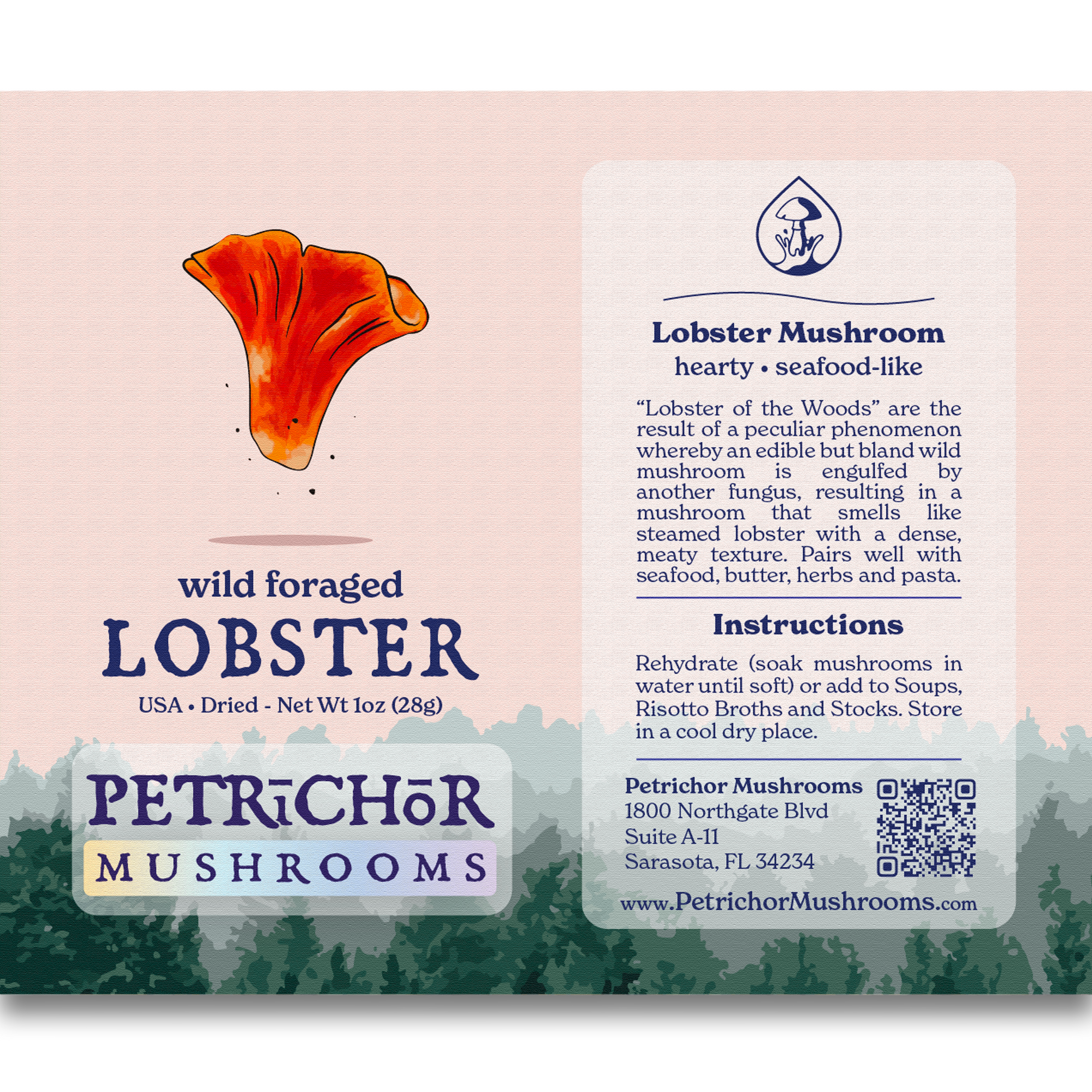 Wild Foraged Lobster Mushrooms