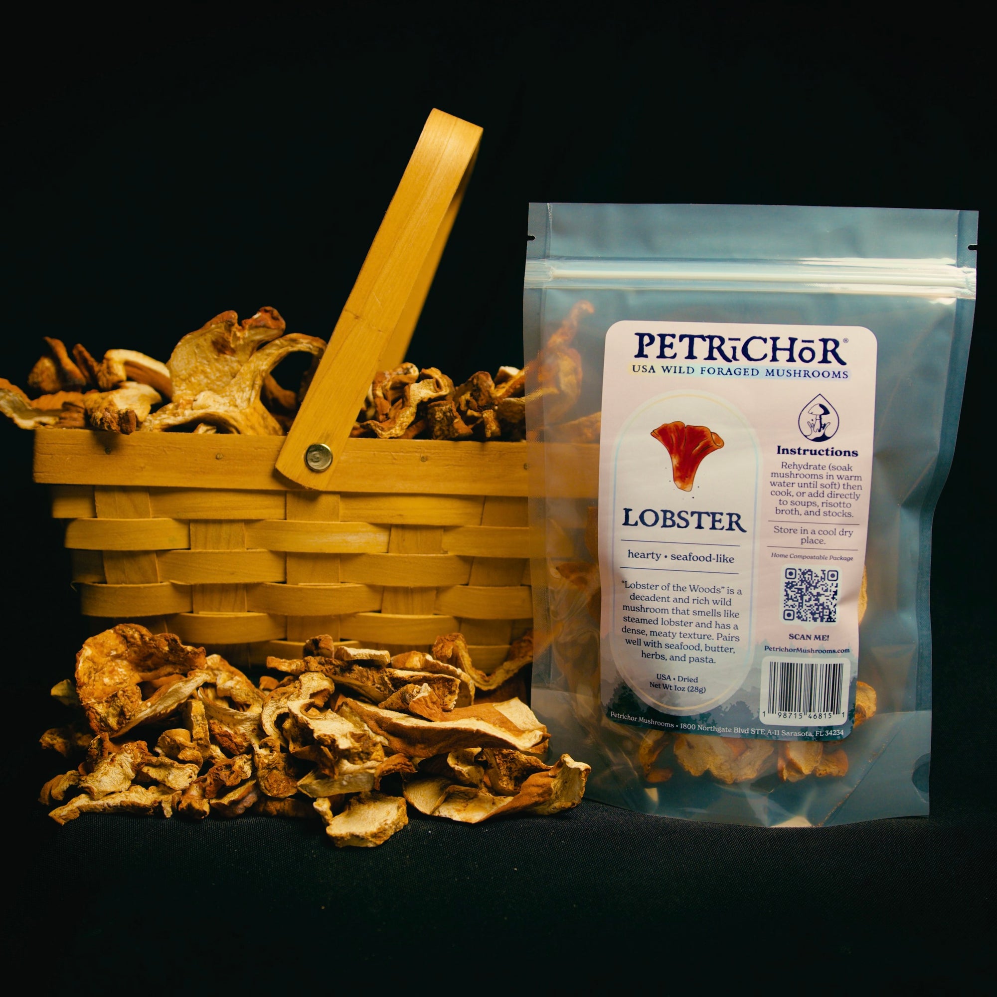 Wild Foraged Lobster Mushrooms