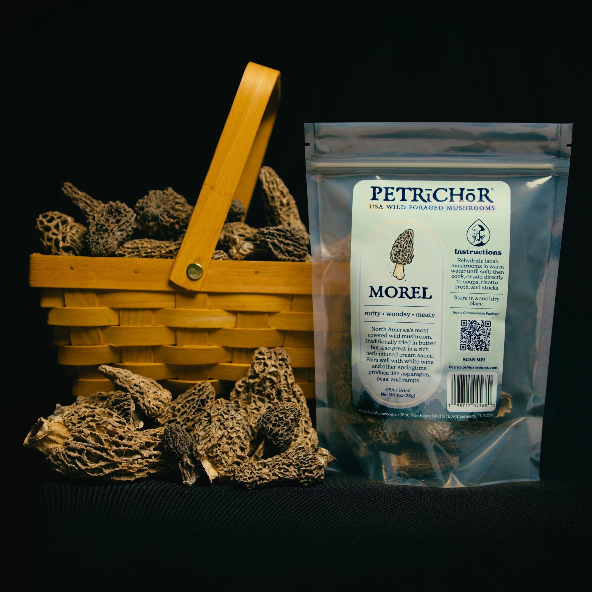 Wild Foraged Morel Mushrooms